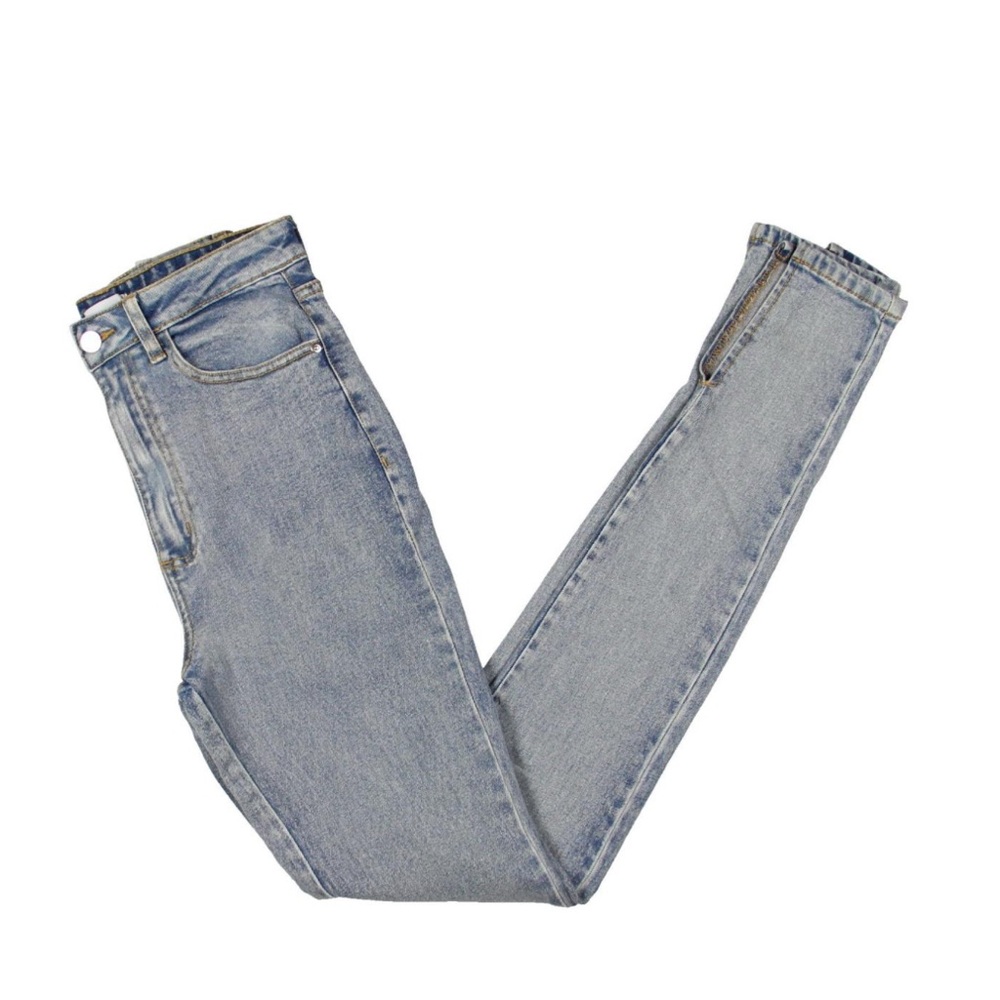 NWOT We Wore What Womens Light Wash Heathered Skinny Jeans